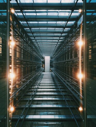 Image of computer servers